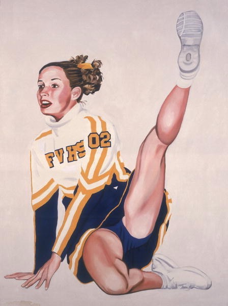 Floor Routine
oil on canvas 
50x40 in.